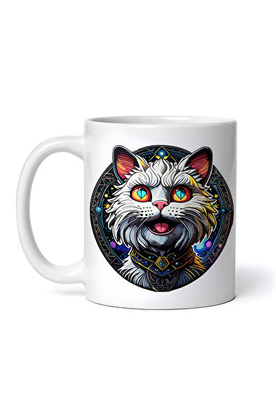 OEM Cană albă personalizată, Pisica Minunată, INOVATIX®. 330ml