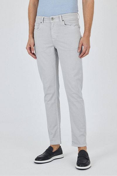 İmza Stone Color Cotton 5 Pocket Casual Slim Fit 5 Pocket Trousers 1003250318
