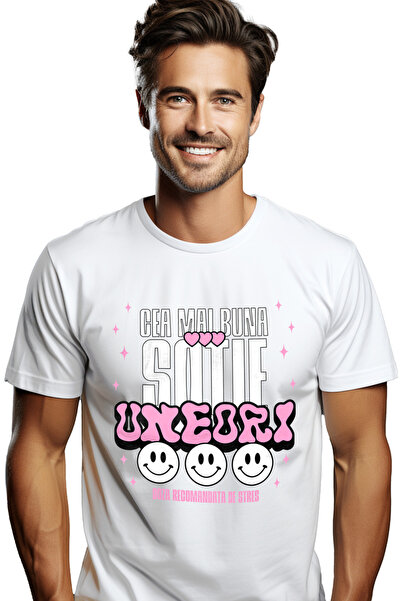 StoryGift Romania Tricou Barbati Cea Mai Buna Sotie Uneori Doza Recomandata S...