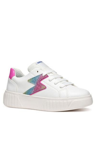 Geox girls' sneakers J45DVA-0BCQD white