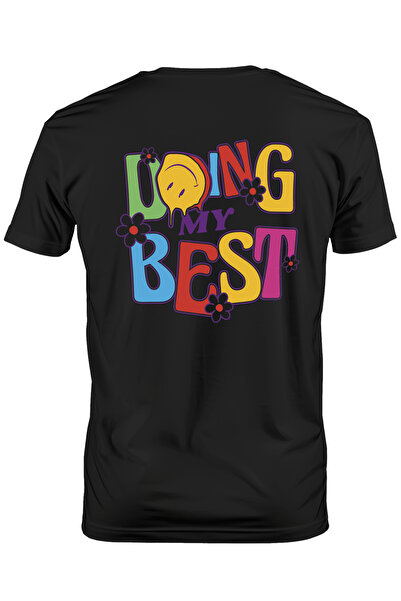 StoryGift Romania Tricou bărbătesc cu text în stil graffiti în engleză „Doing...