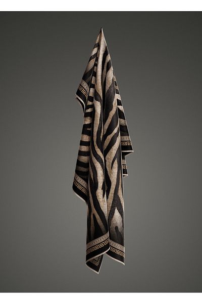 Levidor Φουλάρι με μοτίβο Zebra με αστραφτερό κρύσταλλο
