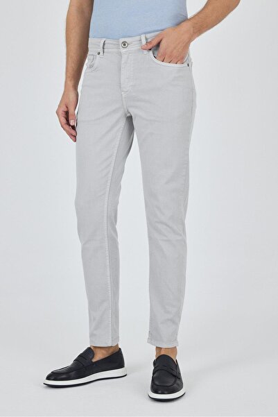 İmza Taş Rengi Pamuklu 5 Cep Casual Slim Fit 5 Cep Pantolon 1003250318