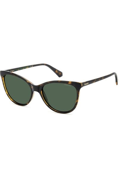 Polaroid Ochelari de soare polarizați pentru femei Polaroid PLD 4179/S 086/UC, Plastic, Havana, 55 mm