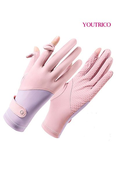 Youtrico Sun Protection Gloves Summer Cycling Fingerless Gloves for Driving