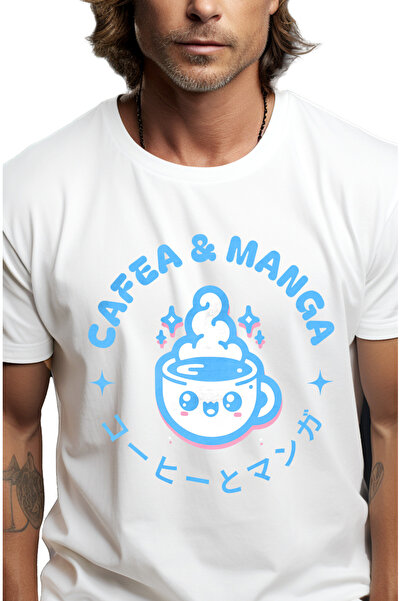 StoryGift Romania Tricou Barbati Cafea Si Manga Ceasca Fericita Aroma Energie...