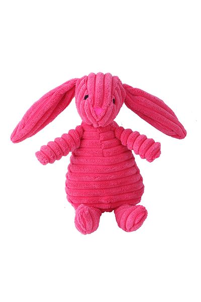 Choice Rabbit Corduroy Dog Toys For Small Large Dogs Animal Plush Dog Squeaky Toy Puppy Chew Toys Bite Resi