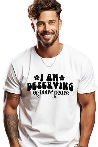 StoryGift Romania Tricou Barbati Cu Floricele Pentru Cei Care Sunt Demni De P...