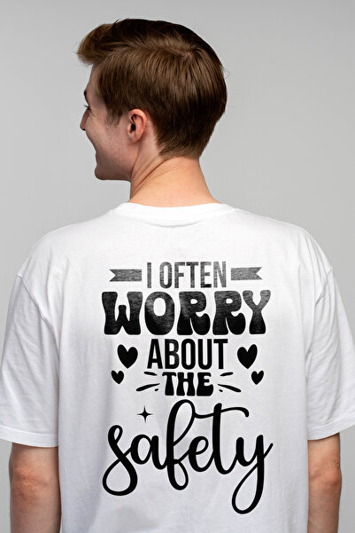 StoryGift Romania Tricou bărbătesc cu inimioare pentru cei care își fac griji...