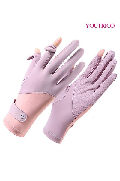 Youtrico Sun Protection Gloves Summer Cycling Fingerless Gloves for Driving