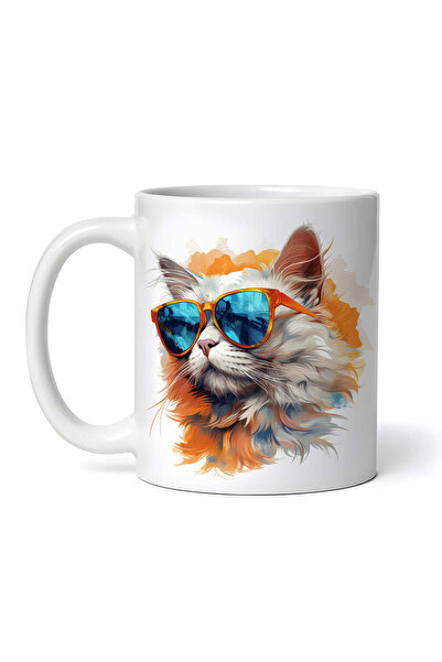 OEM Εξατομικευμένη λευκή κούπα, Underworld Cat, INOVATIX®. 330ml