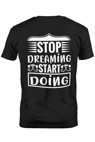 StoryGift Romania Tricou Barbati Cu Mesaj Care Te Indeamna Sa Incepi Sa Faci ...
