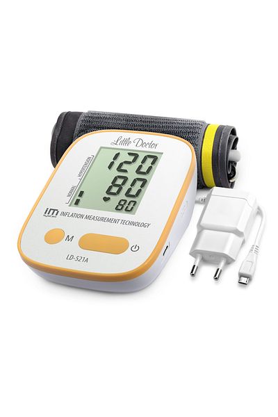 Little Doctor Little Doctor LD-521A electronic upper arm blood pressure monitor, adapter included