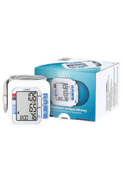 Vitammy Electronic wrist blood pressure monitor Vitammy Smart 0.5, arrhythmia detection