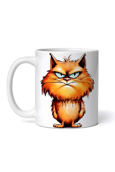 OEM Cană albă personalizată, Pisica Lucy, INOVATIX®. 330ml