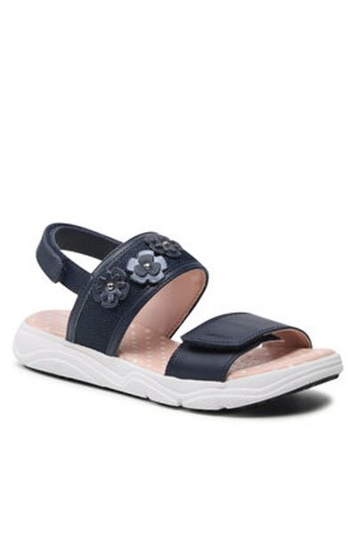 Geox girls' sandals J15DUI-0BCEW blue