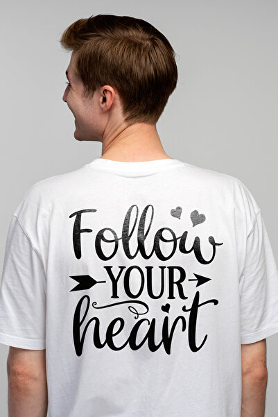 StoryGift Romania Tricou Barbati Cu Inimioare Care Te Indeamna Sa Te Iei Dupa...
