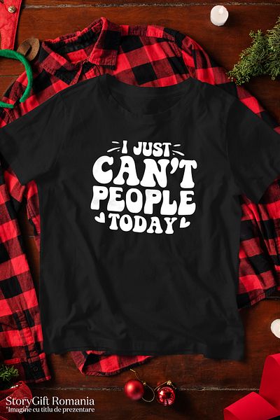 StoryGift Romania Men's T-Shirt With Hearts For Those Who Really Can't Stand People Today With Stg Prints