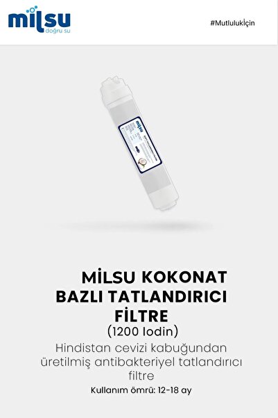AQUAFLO Tatlandırıcı Filtre - 1200 Iodin - Açık Ve Kapalı Tüm Su Arıtma Cihaz...