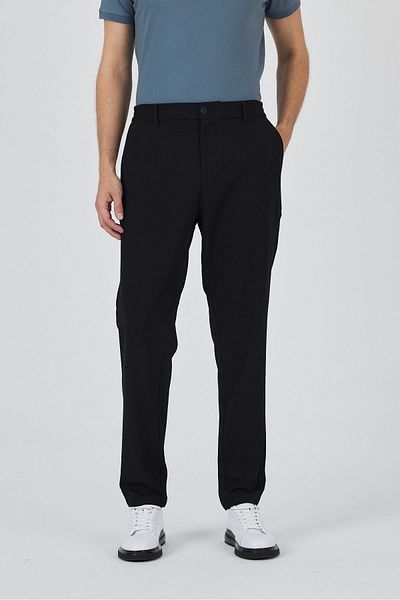 İmza Black Flexible Side Pocket Casual Standard Fit Jogger Trousers 1003250119