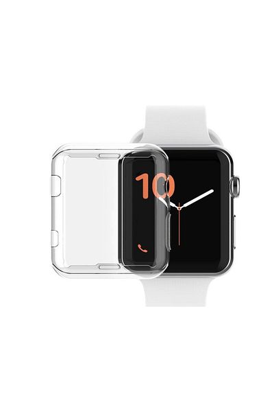 REDz Accessories Full Body Protective Case, Apple Watch 1/2/3, Silicone, Transparent -
