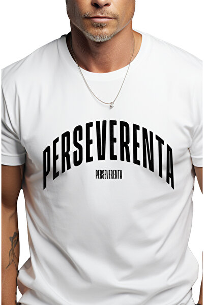 StoryGift Romania Tricou Barbati Cuvantul Perseverenta, Motivational, Self He...