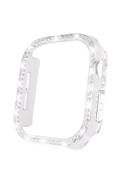 REDz Accessories Crystal Case For Apple Watch Series 10, Bumper Protection, Rhinestones - Watch 42mm Series 10