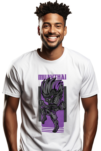 StoryGift Romania Tricou Barbati Cu Personaj Desene Animate Karate, Text In E...