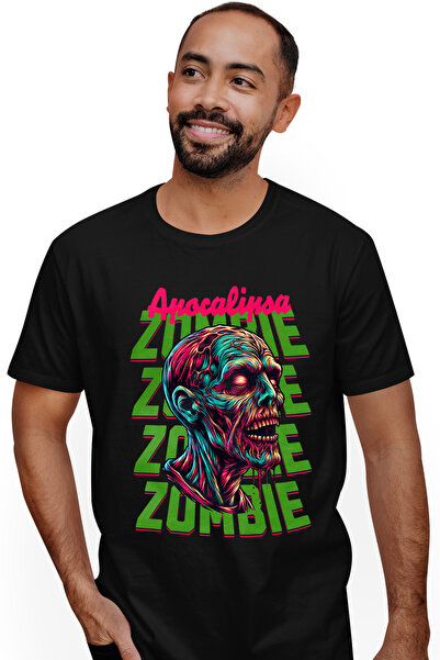 StoryGift Romania Tricou Barbati Apocalipsa Zombie H4allowen Horror Scarry Cu...