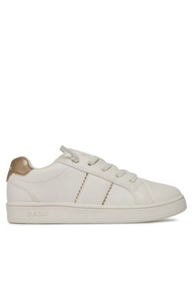 Geox girls' sneakers J36LRC-000BC white