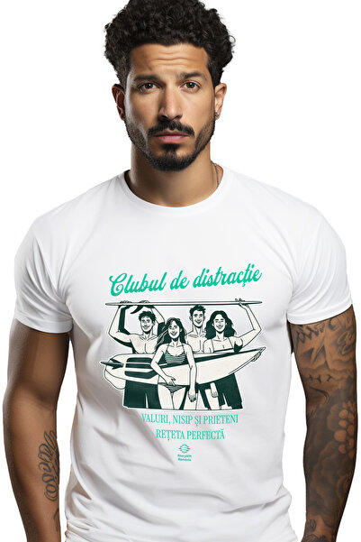 StoryGift Romania Tricou Barbati Clubul De Distractie, Grup De Prieteni La Pl...