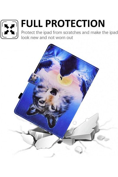 Vkooer Husă de protecție pentru Lenovo Tab P11 Pro 2nd 2022 Vkooer, piele PU/TPU, albastră, 11.2 inci