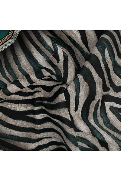 Levidor Φουλάρι με μοτίβο Zebra με αστραφτερό κρύσταλλο