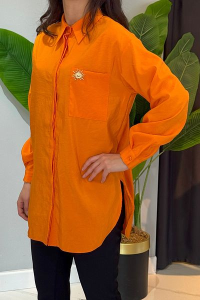 Missemramiss Sunshine Shirt 4825 Orange