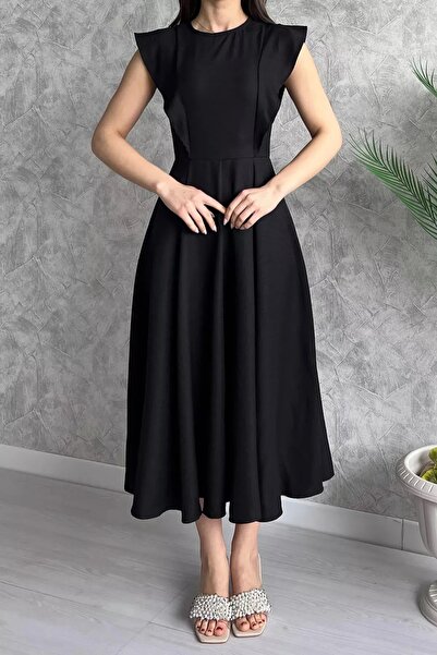 GALAVİP Kadın Bisiklet Yaka Kiloş Elbise (ARA BEDENLERDE BİR BEDEN BÜYÜK TERCİH EDİNİZ.)