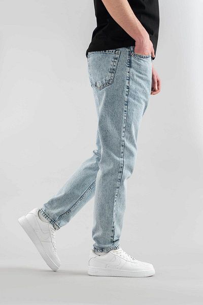 bombe Men's Casual Lycra Denim Jeans Pants Button Closure Blue