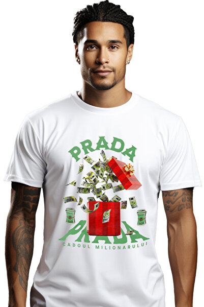 StoryGift Romania Men's T-shirt - Millionaire's Gift With Front Print, 100% C...