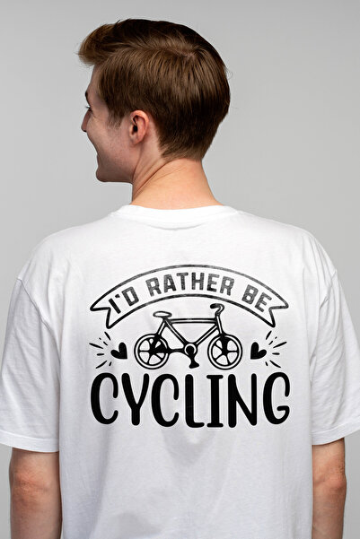 StoryGift Romania Tricou bărbătesc cu inimioare și o bicicletă pentru cei car...