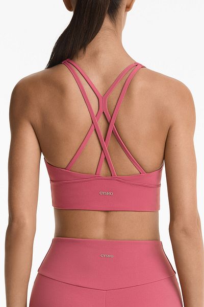Oysho Medium-support comfortlux sports bra with cups