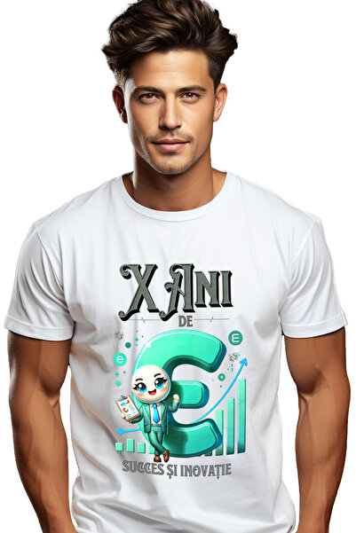 StoryGift Romania Tricou Barbati Aniversare Afacere X Ani De Succes Si Inovat...