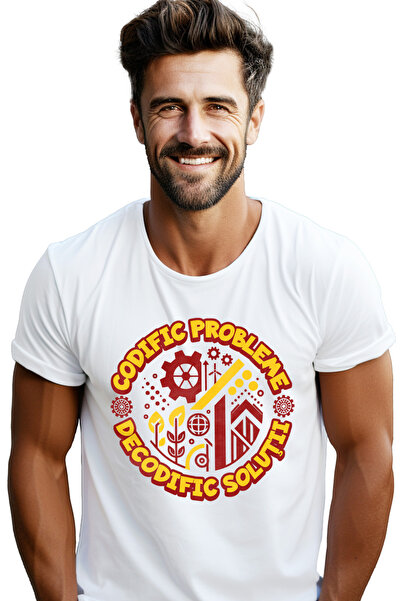 StoryGift Romania Tricou Barbati Programator Codific Probleme, Decodific Solu...