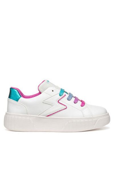 Geox girls' sneakers J45DVA-0BCBN white