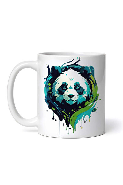 OEM Cană albă personalizată, Ursuleț Panda, INOVATIX®. 330ml