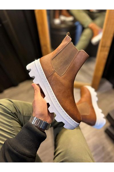 Knack High Sole Chelsea Boots 113 Tan