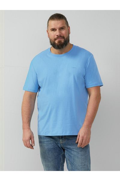 s.Oliver Tricou bărbătesc mărimi mari, cu guler rotund, croială regulată, mărime mare