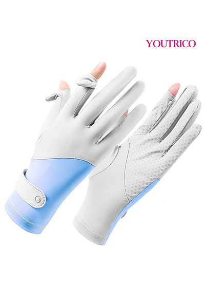 Youtrico Sun Protection Gloves Summer Cycling Fingerless Gloves for Driving