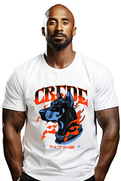 StoryGift Romania Tricou Barbati Caine Mesaj Motivational Crede In Tine Cu Im...