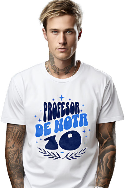 StoryGift Romania Tricou Barbati Profesor De Nota 10 Scoala Copii Educatie Cu...