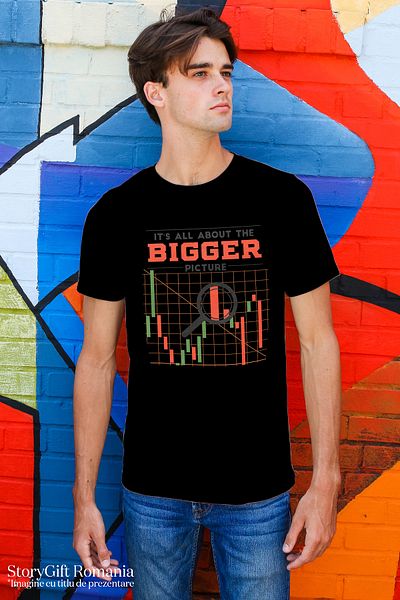 StoryGift Romania Personalized Men's T-shirt For Long-term Stock Market Investors In English It's By Stg