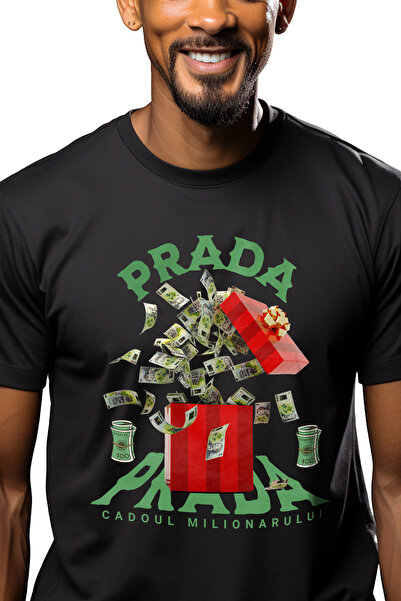 StoryGift Romania Men's T-shirt - Millionaire's Gift With Front Print, 100% C...